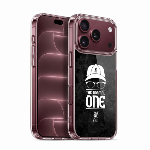 Liverpool Football Club Klopp Icons Normal Black Grunge Soft Gel Case for Apple iPhone 18 Pro
