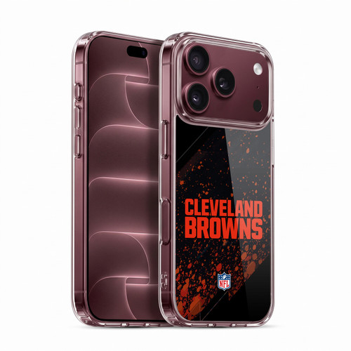 NFL Cleveland Browns Logo Blur Soft Gel Case for Apple iPhone 18 Pro