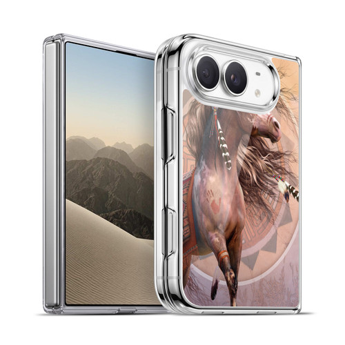 Laurie Prindle Fantasy Horse Spirit Warrior Soft Gel Case for Apple iPhone Duo
