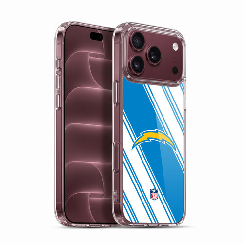 NFL Los Angeles Chargers Artwork Stripes Soft Gel Case for Apple iPhone 18 Pro Max