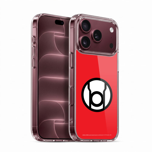 Green Lantern DC Comics Lantern Corps Red Soft Gel Case for Apple iPhone 18 Pro