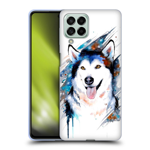 Pixie Cold Animals Husky Soft Gel Case for Samsung Galaxy M53 (2022)