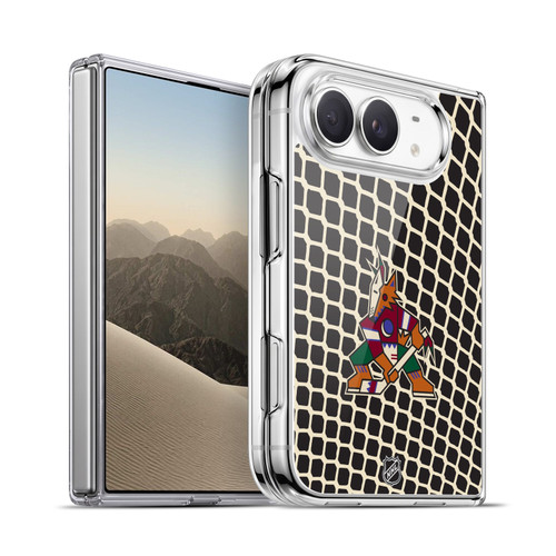 NHL Arizona Coyotes Net Pattern Soft Gel Case for Apple iPhone Duo