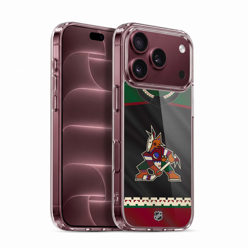 NHL Arizona Coyotes Jersey Soft Gel Case for Apple iPhone 18 Pro