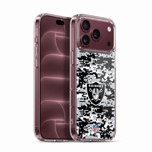NFL Las Vegas Raiders Graphics Digital Camouflage Soft Gel Case for Apple iPhone 18 Pro Max
