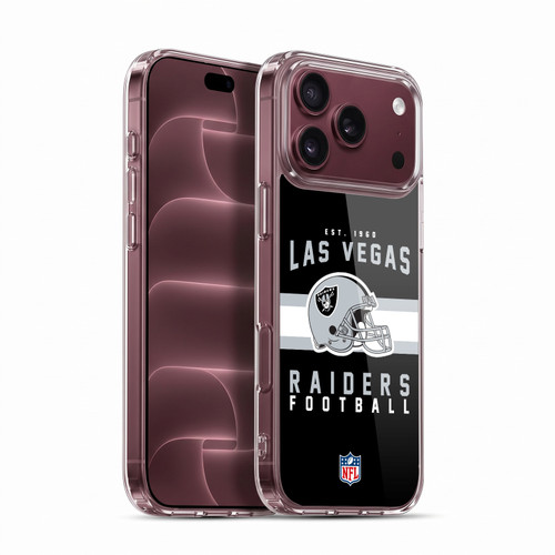 NFL Las Vegas Raiders Graphics Helmet Typography Soft Gel Case for Apple iPhone 18 Pro Max