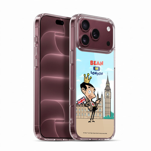 Mr. Bean: The Animated Series Graphic Art Bean In London Soft Gel Case for Apple iPhone 18 Pro Max