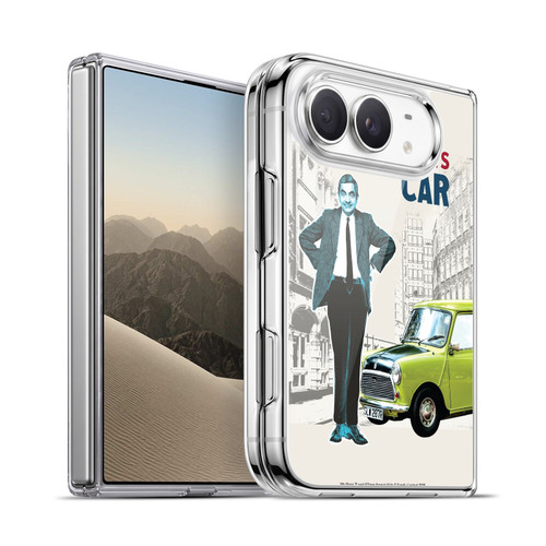 Mr. Bean London Art With Car Soft Gel Case for Apple iPhone Duo