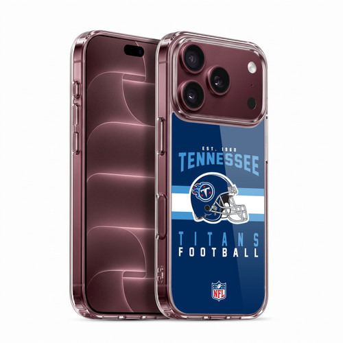 NFL Tennessee Titans Graphics Helmet Typography Soft Gel Case for Apple iPhone 18 Pro
