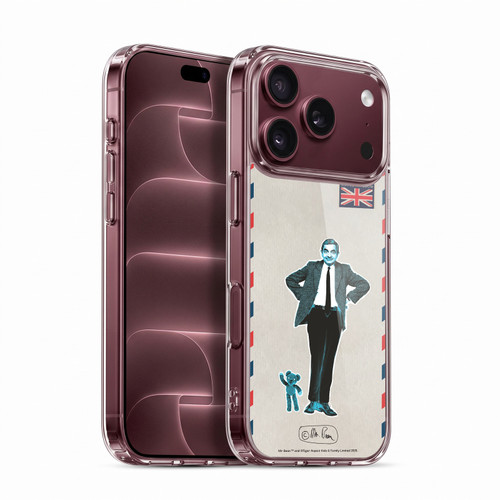 Mr. Bean London Art Postcard Soft Gel Case for Apple iPhone 18 Pro