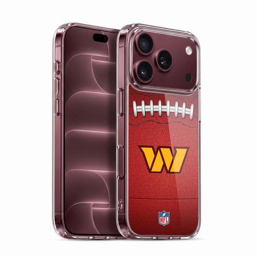 NFL Washington Football Team Graphics Football Soft Gel Case for Apple iPhone 18 Pro