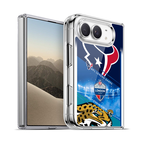 NFL 2019 London Games Texans VS. Jaguars Soft Gel Case for Apple iPhone Duo
