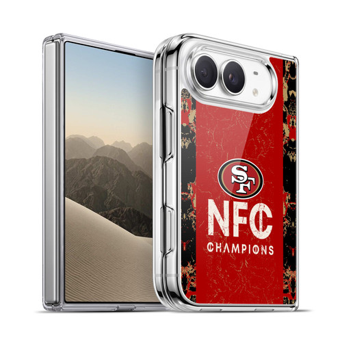 NFL 2024 Division Champions NFC Champ 49ers Soft Gel Case for Apple iPhone Duo