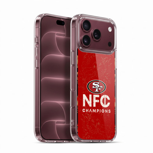 NFL 2024 Division Champions NFC Champ 49ers Soft Gel Case for Apple iPhone 18 Pro Max
