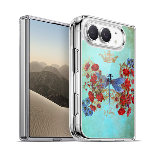 Jena DellaGrottaglia Insects Dragonfly Garden Soft Gel Case for Apple iPhone Duo