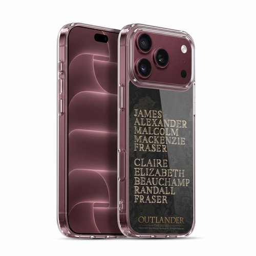 Outlander Graphics Names Soft Gel Case for Apple iPhone 18 Pro Max