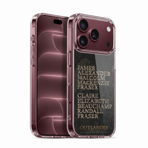 Outlander Graphics Names Soft Gel Case for Apple iPhone 18 Pro