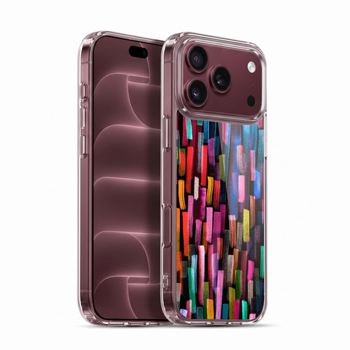 Ninola Summer Patterns Brushstrokes Black Soft Gel Case for Apple iPhone 18 Pro Max
