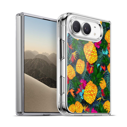 Suzan Lind Colours & Patterns Tropical Pineapple Soft Gel Case for Apple iPhone Duo