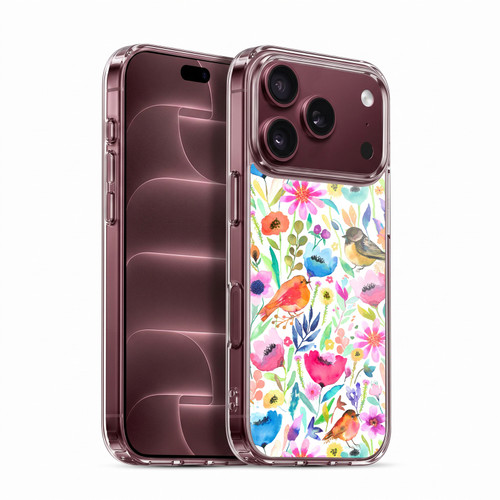 Ninola Summer Patterns Whimsical Birds Soft Gel Case for Apple iPhone 18 Pro