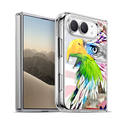Michel Keck Animal Collage Eagle Soft Gel Case for Apple iPhone Duo