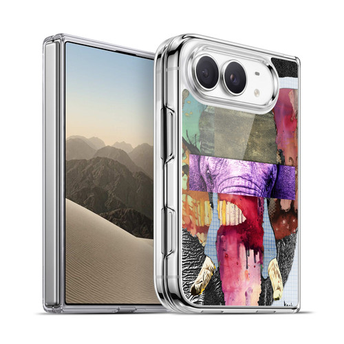 Michel Keck Animal Collage Elephant Soft Gel Case for Apple iPhone Duo