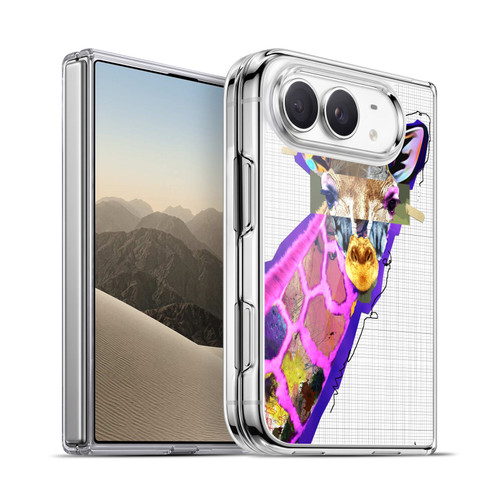 Michel Keck Animal Collage Giraffe Soft Gel Case for Apple iPhone Duo