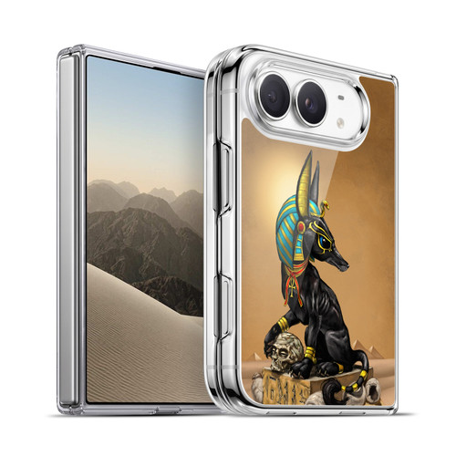 Stanley Morrison Art Egyptian Black Jackal Anubis Soft Gel Case for Apple iPhone Duo