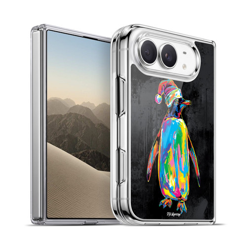 P.D. Moreno Christmas Animal Pop Colors Penguin Hat Soft Gel Case for Apple iPhone Duo