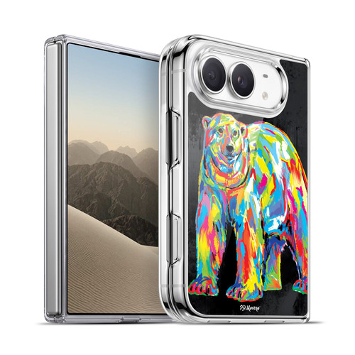 P.D. Moreno Christmas Animal Pop Colors White Bear Soft Gel Case for Apple iPhone Duo