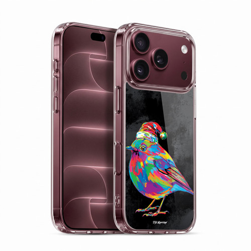P.D. Moreno Christmas Animal Pop Colors Robin Soft Gel Case for Apple iPhone 18 Pro