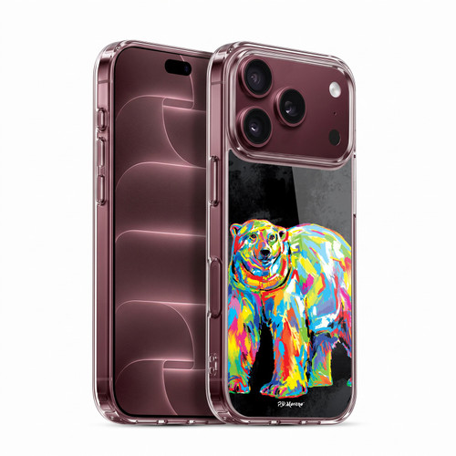 P.D. Moreno Christmas Animal Pop Colors White Bear Soft Gel Case for Apple iPhone 18 Pro