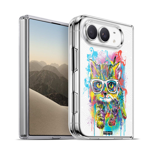 P.D. Moreno Drip Art Cats And Dogs Kitten Walk Soft Gel Case for Apple iPhone Duo