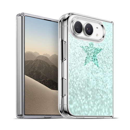 Monika Strigel Glitter Star Pastel Frosty Mint Soft Gel Case for Apple iPhone Duo