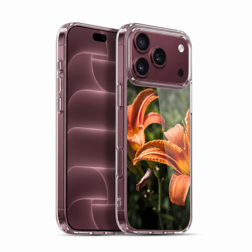 PLdesign Flowers And Leaves Orange Yellow Fire Lily Soft Gel Case for Apple iPhone 18 Pro Max