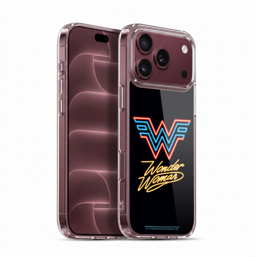 Wonder Woman 1984 Logo Art Neon Soft Gel Case for Apple iPhone 18 Pro Max
