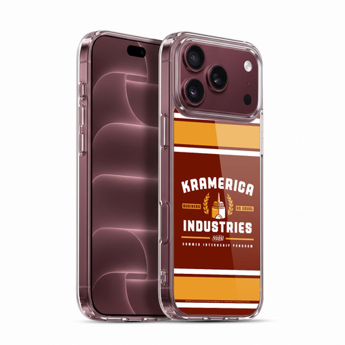 Seinfeld Graphics Kramerica Industries Soft Gel Case for Apple iPhone 18 Pro Max