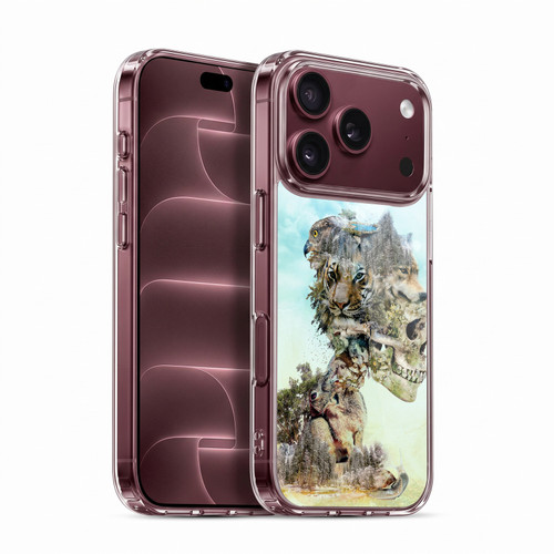 Riza Peker Skulls 5 Nature 2 Soft Gel Case for Apple iPhone 18 Pro