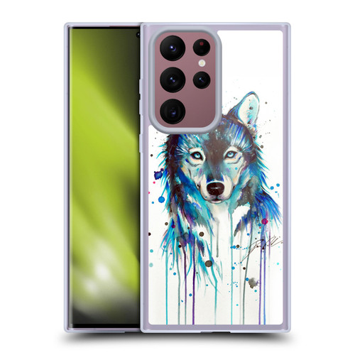 Pixie Cold Animals Ice Wolf Soft Gel Case for Samsung Galaxy S22 Ultra 5G