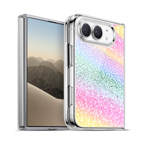 Monika Strigel Glitter Collection Unircorn Rainbow Soft Gel Case for Apple iPhone Duo