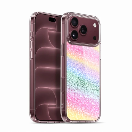 Monika Strigel Glitter Collection Unircorn Rainbow Soft Gel Case for Apple iPhone 18 Pro Max