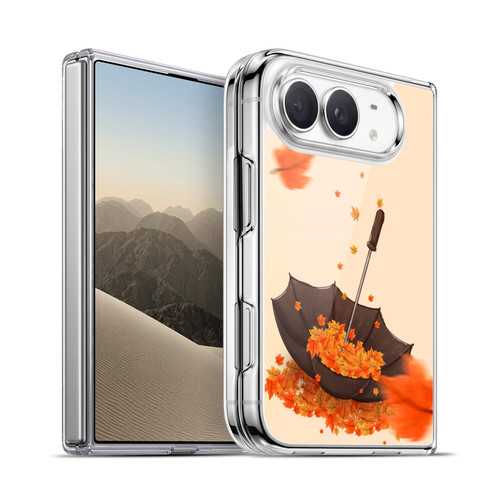 Head Case Designs Autumn Umbrella Soft Gel Case for Apple iPhone Duo