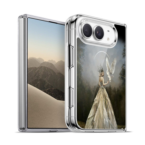 Selina Fenech Art Fantasy Goddess With Owl Soft Gel Case for Apple iPhone Duo