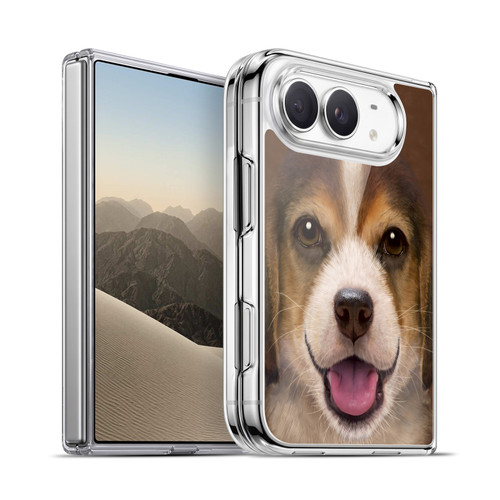 Vincent Hie Big Face Puppies Beagle Soft Gel Case for Apple iPhone Duo