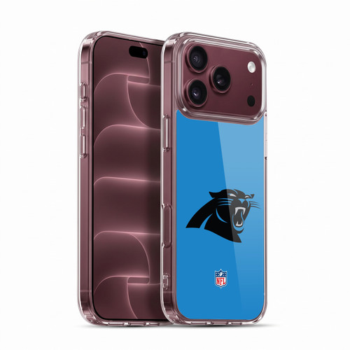 NFL Carolina Panthers Logo Plain Soft Gel Case for Apple iPhone 18 Pro Max