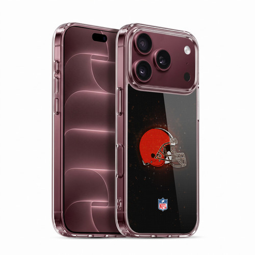 NFL Cleveland Browns Artwork LED Soft Gel Case for Apple iPhone 18 Pro