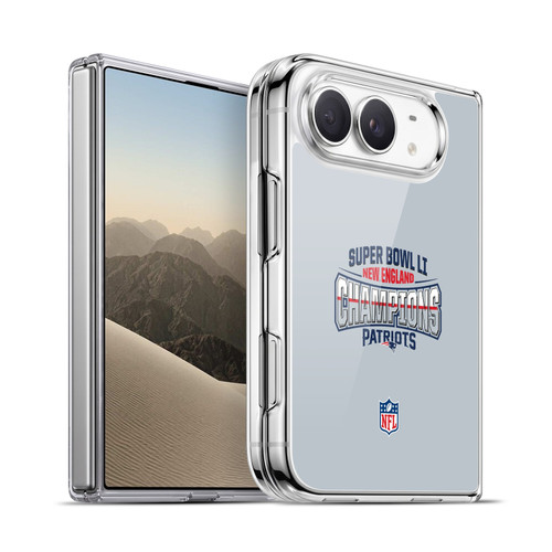 NFL 2017 Super Bowl Li Champion New England Patriots 2 Soft Gel Case for Apple iPhone Duo