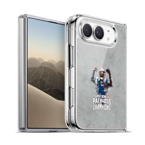 NFL 2017 Super Bowl Li Champion New England Patriots 3 Soft Gel Case for Apple iPhone Duo