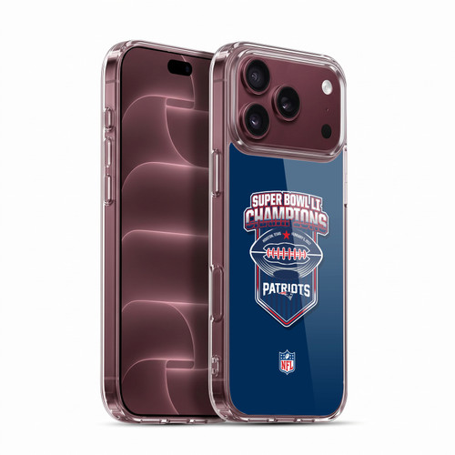 NFL 2017 Super Bowl Li Champion New England Patriots 4 Soft Gel Case for Apple iPhone 18 Pro Max