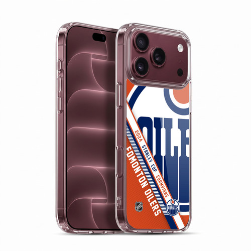 NHL 2024 Stanley Cup Champions Edmonton Oilers Oversized Soft Gel Case for Apple iPhone 18 Pro Max